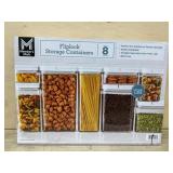 Fliplock Storage Container Set, 8 Pieces