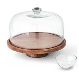 2-in-1 Cake Stand and Serving Tray