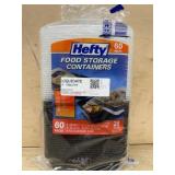 Hefty Food Storage Containers, 60 Pieces
