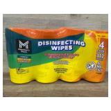 Disinfecting Wipes Four-Pack, 312 Total