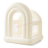 Cream Indoor Double Arch Bounce House