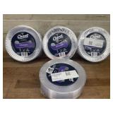 Chinet Crystal Dessert Plates Set of 4