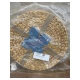 4 Woven Hyacinth Placemats