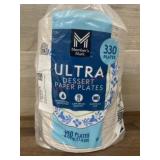 Ultra Dessert Paper Plates, Pack of 330