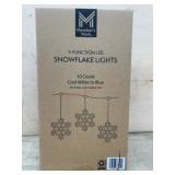 9-Function LED Snowflake Lights, 10 Count