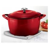 Tramontina Red Enameled Cast Iron Dutch Oven