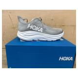Hoka Grey Running Shoes with Box