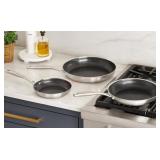 3-Piece Tri-Ply Hybrid Fry Pan Set