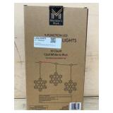 9-Function LED Snowflake String Lights