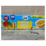 Dole Diced Mango Fruit Cups Pack
