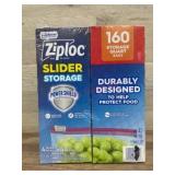 Ziploc Slider Storage Bag Pack, 160 Count