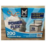 PowerFlex 13 Gallon Trash Bags, 200 Count