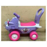 Pink and Purple Kids Ride-On Airplane