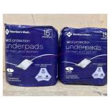 Large Total Protection Underpads, 15 ct