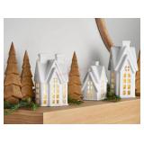 7-Piece Pre-Lit Holiday Village Set