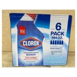 Clorox Rain Clean Toilet Bowl Cleaner, 6 Pack