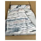 Everwash Rug 78ï¿½102 with Abstract Design