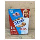 Mr. Clean Magic Eraser 15-Pack, Extra Durable