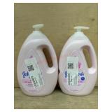 Two Johnsonï¿½s Baby Wash Bottles