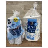 Paper Plates and Cold Cups Set