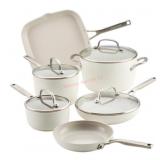 KitchenAid 10-Piece Ceramic Cookware Set