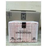 XL Total Protection Underpads, 25 Count