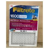 3M Filtrete 1600 Air Filters, 14x20x1, 4-Pack