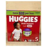 Huggies Little Movers Size 5 Diapers, 144 Ct