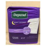 Depend Night Defense Underpads, 12 Count
