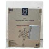 Pre-Lit Snowflake Tree Topper