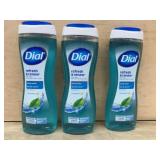 Dial Refresh & Renew Body Wash Lot of 3