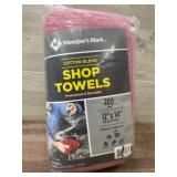 Cotton Blend Shop Towels, Pack of 200