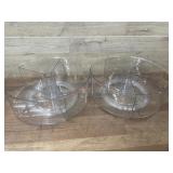 Clear Rotating Organizers with Dividers