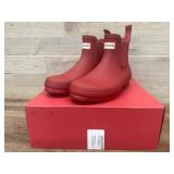 Hunter Womenï¿½s Chelsea Boots in Red