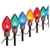 Holiday String Lights with Multicolor Bulbs