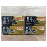 Federal 12 ga 3 boxes 4 shot one 6. 10 per box