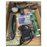 Flat of survival items