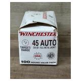 Winchester 45 auto 100rds