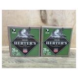Herters 28 ga 8 shot 25 per box
