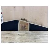 Softside rifle case with elk motif
