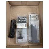Ruger 9mm. Walther/S&W 380 and Glock 23 mags