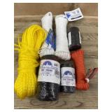 Box of twine and reflective rope