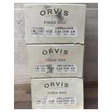 3 boxes or Orvis Fibre 16 ga shells. 25 per box.