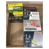 Flat of 12 ga shells. Varying shot loads. 125