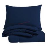 King-Size Navy Comforter Set