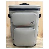 Gray Insulated Backpack Cooler
