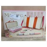 Maison Luxe Mahjong Set With Orange Carry Case