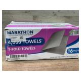 Marathon S-Fold Paper Towels, 16 Packs