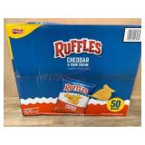 Ruffles Cheddar & Sour Cream Potato Chips, 50 Bags