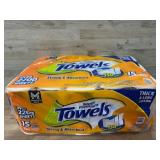 Orange Top Towels, 15 Mega Rolls
